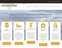 Tablet Screenshot of geldmeesters.nl